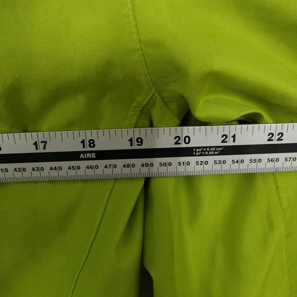 Killtec Rain Jacket Womens 10 Lime Green Hooded Full Zip Waterproof Ladies - Picture 8 of 13